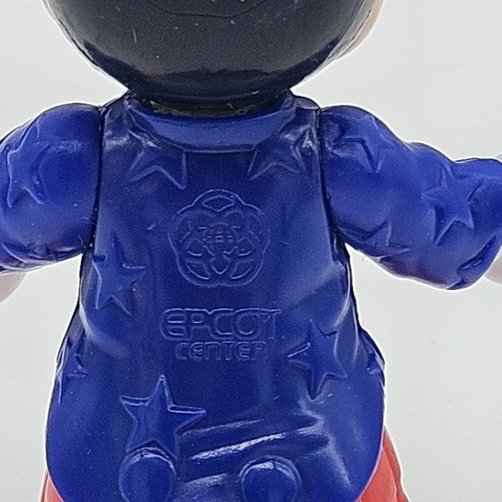 Disney Epcot Center Patriotic Mickey Mouse Figure Red Top Hat Star Jacket